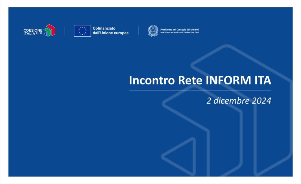 Incontro della Rete INFORM Italia 21-27: un focus su linee guida, comunicazione e prospettive future