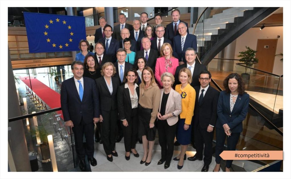 Von der Leyen: prima iniziativa della nuova Commissione sarà la “bussola per la competitività”